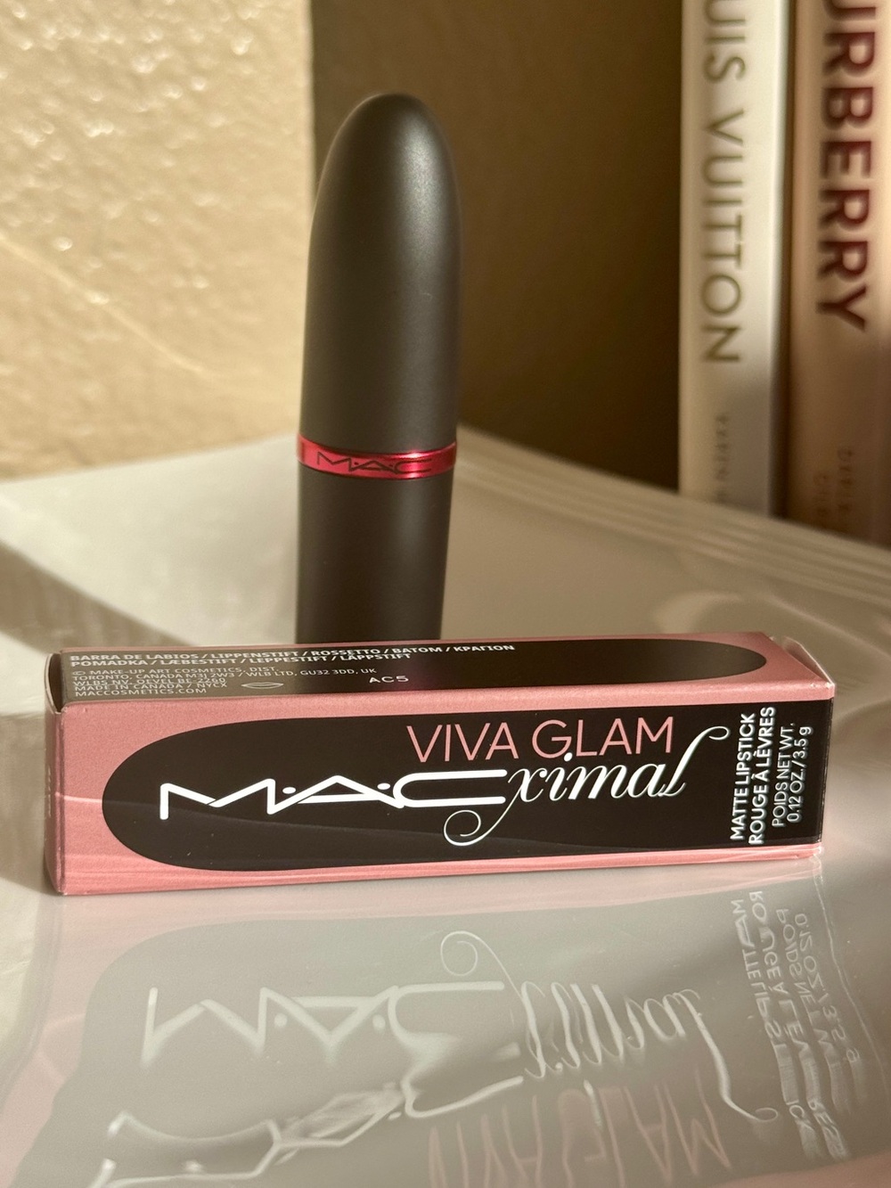 MAC Cosmetics Viva Glam MACximal VG2 Matte Lipstick - Rose Pink NIB